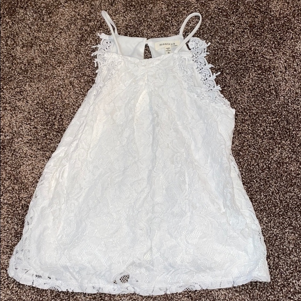 Lace halter top
